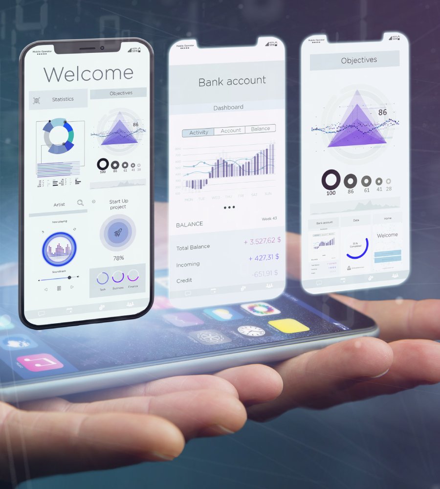 mobile application UI